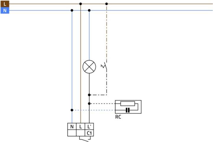 Produktbild BEG LC-CLICK-N-200-WS Luxomat (12 m)