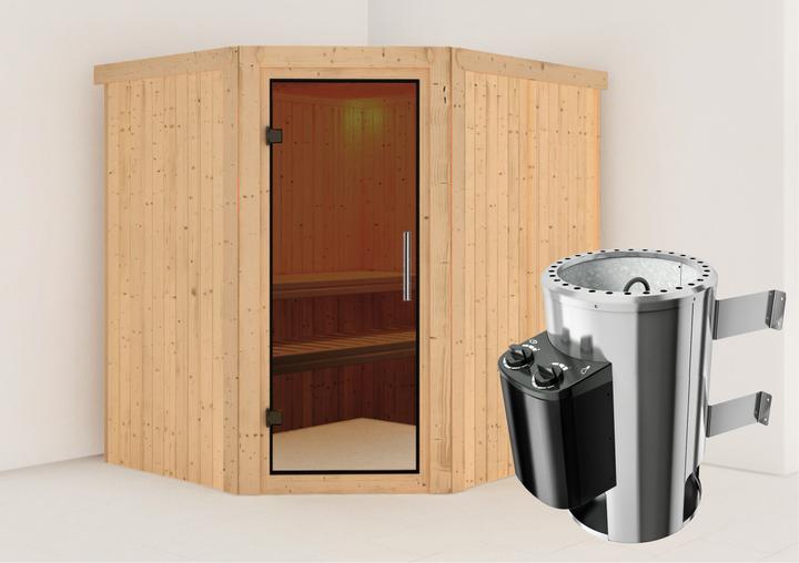 Actual product image Karibu Lilja without roof rim (Plug & Play 3.6 KW internal control)