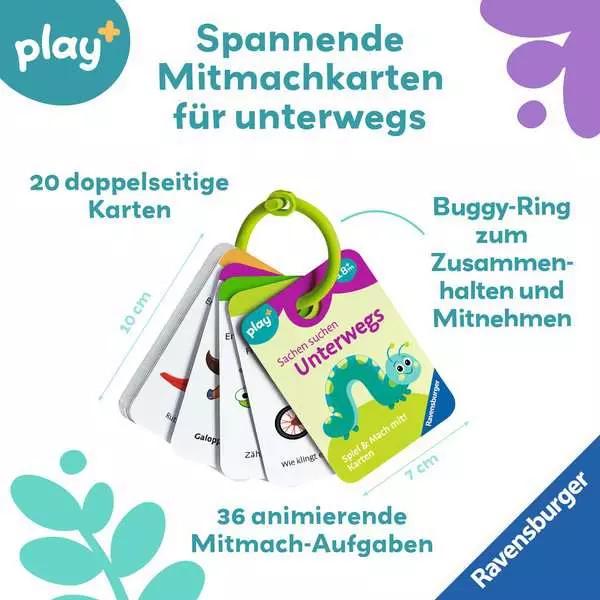 Produktbild Ravensburger Play+ Spiel und Mach mit! Karten: Sachen suchen: unterwegs – Activity Karten für (Deutsch)