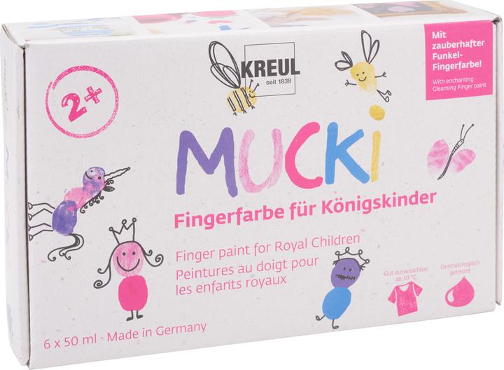 Kreul Mucki Fingerfarbe für Königskinder (Diverse Farben, 300 ml)