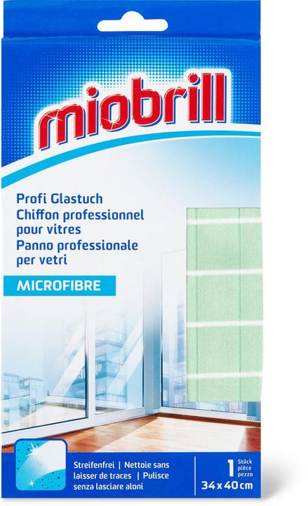 Image du produit Miobrill Chiffon professionnel pour vitres en microfibre (1 pcs)