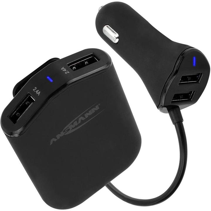 Image du produit Ansmann Chargeur de voiture DC/DC 9.6A 4 Port USB
