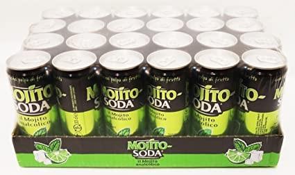 Actual product image Crodo Lemonsoda Mojito (24 x 33 cl)