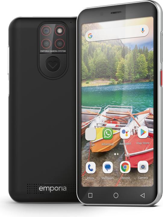 Image du produit Emporia Smart 5 mini (64 Go, Noir, 4.95", SIM simple, 13 Mpx, 4G)