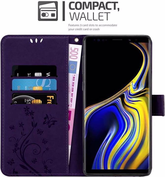 Productafbeelding Cadorabo Bloemen Boekomslag (Samsung Galaxy Note 9)