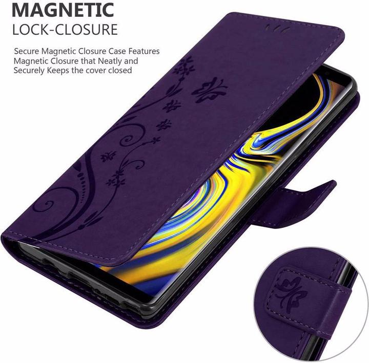 Productafbeelding Cadorabo Bloemen Boekomslag (Samsung Galaxy Note 9)