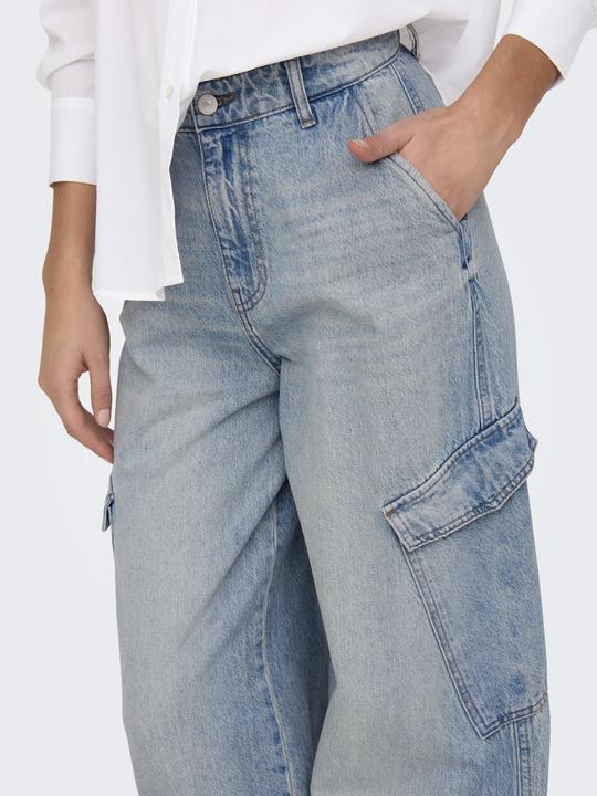 Immagine prodotto Only ONLPERNILLE Hohe Taille Weiter Beinschnitt Jeans Jeans mit weitem Bein (W33/L34)