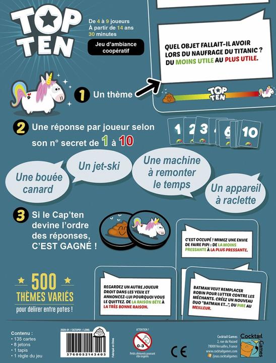 Produktbild Cocktail games Top Ten (Deutsch)