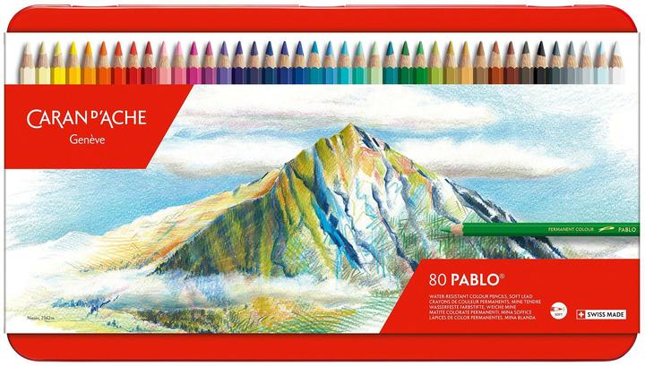 Produktbild Caran d'Ache Pablo Metallschachtel (Mehrfarbig, 80 x)