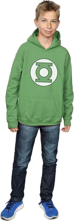 Actual product image Boys Green Lantern Logo Hoodie (128)