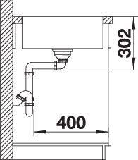 Produktbild Blanco Axia III 45 S (Einbauspüle, 78 cm, 51 cm)