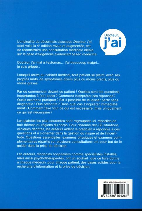 Immagine prodotto Docteur, j'ai (Francese, Raetzo Marc-André, Restellini Alexandre, 2018)