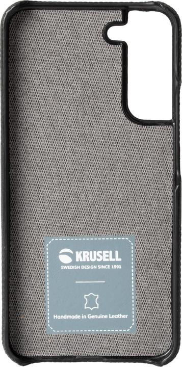 Actual product image Krusell Leather Cover for Samsung Galaxy S22 vintage black (62464) (Samsung Galaxy S22)