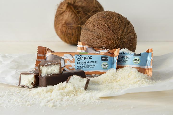 Immagine prodotto Veganz Choc Bar Cocco Biologico (40 g)