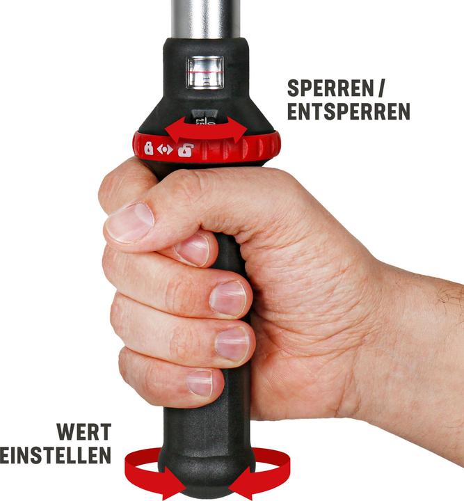 Produktbild Stier Drehmomentschlüssel mit Umschaltknarre 1/2" Aufnahme 20-100 Nm (1/2", 20 Nm, 100 Nm)