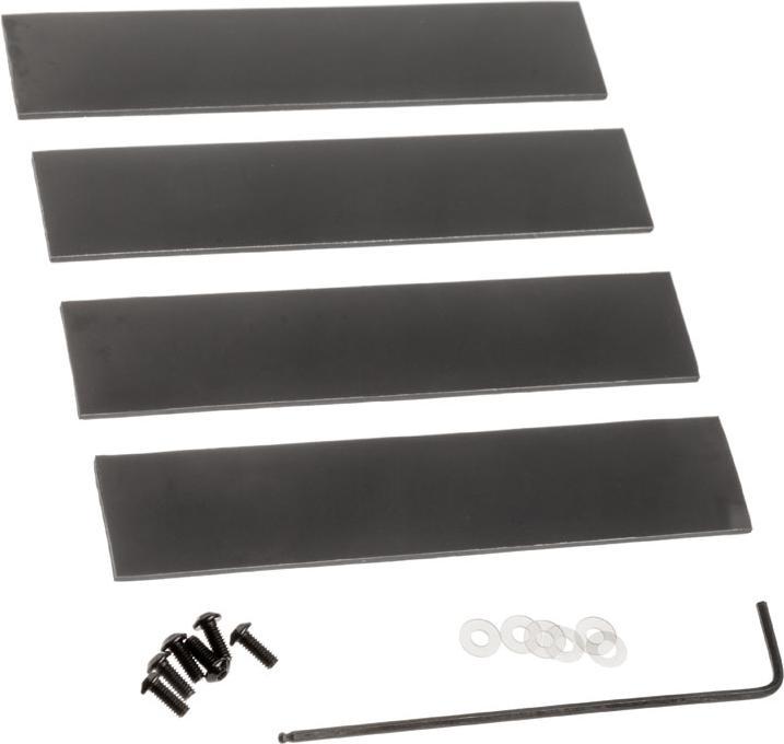 Actual product image Bitspower Mosfet cooler for ASUS ROG Dominus Extreme DRGB Nickel - Acrylic