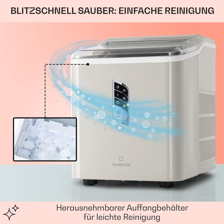 Actual product image Klarstein Ice Cube Maker Cream
