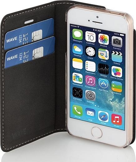Actual product image Wave BookCase case, iPhone SE / 5S / 5, white (Apple iPhone SE)