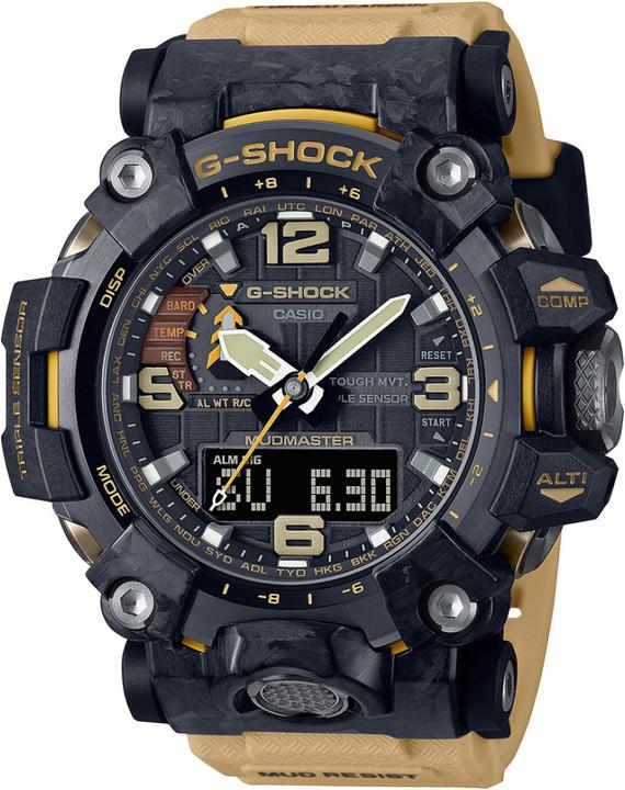 Casio G-Shock Mudmaster (Analoguhr, Digitaluhr, Funkuhr, 54 mm)