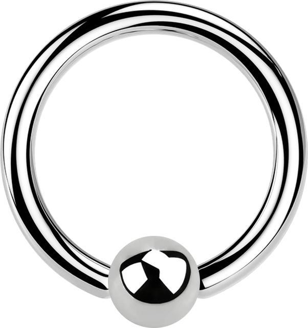 Image du produit Star Piercing Anneau Micro Ball Closure argent (Acier chirurgical 316L)