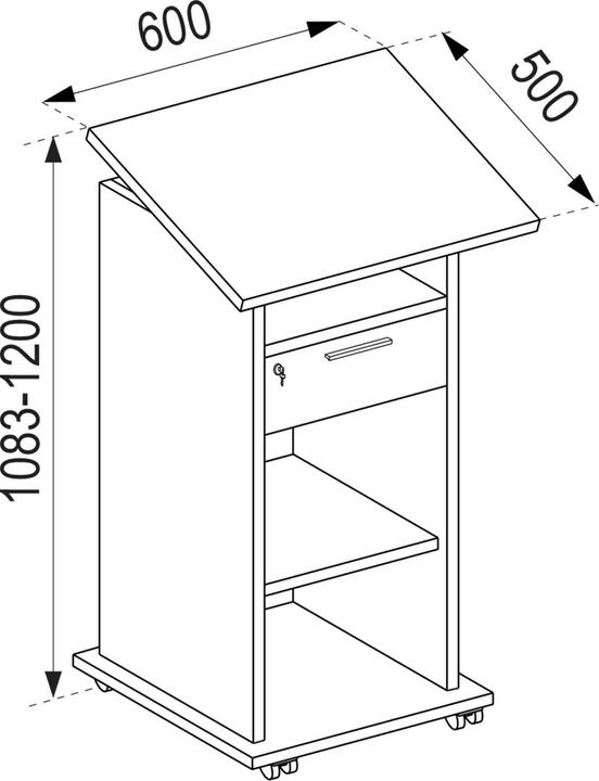 Image du produit VCM Pied de table pour vidéoprojecteur Neta (Tables)