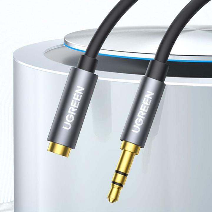 Actual product image Ugreen AV118 AUX jack audio extender 3.5 mm 5m (black) (5 m)