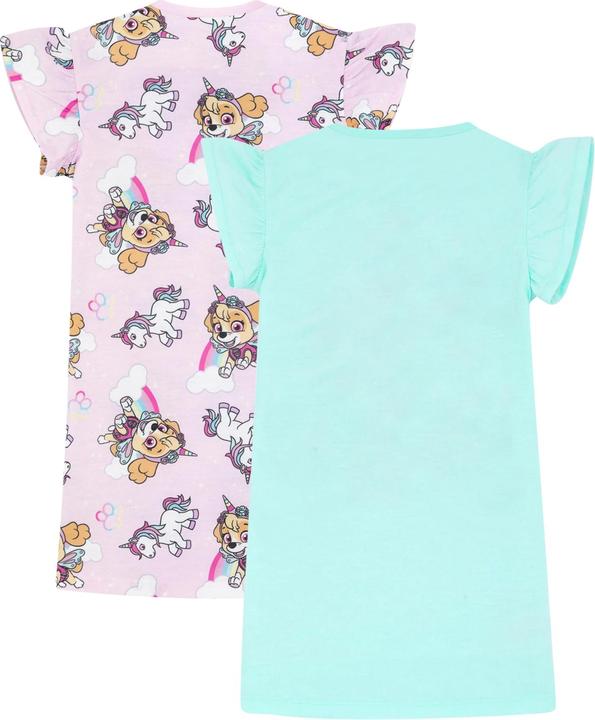 Immagine prodotto Paw Patrol Camicia da notte unicorno Skye per bambine (confezione da 2) (116)