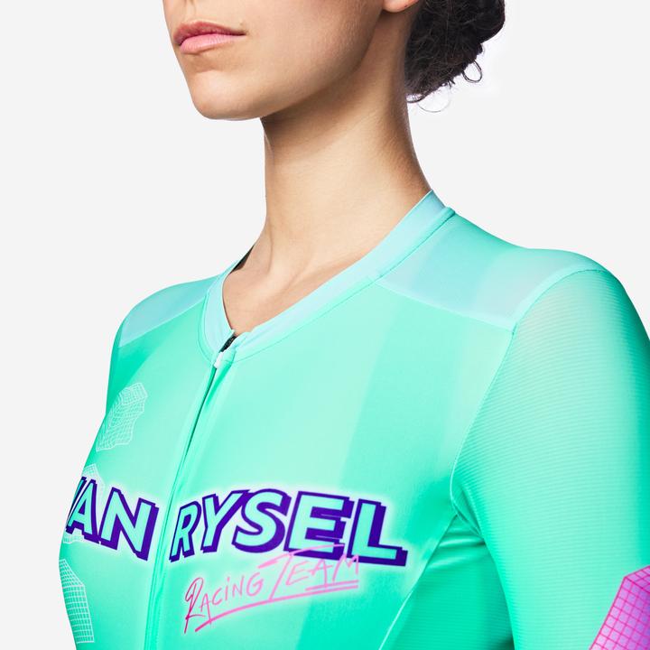 Produktbild Van rysel Radtrikot Rennrad kurzarm Sommer Racer 2 Aquamarin (M)