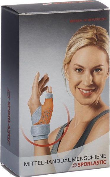 Actual product image Sporlastic Metacarpal thumb splint left skin colored (M)
