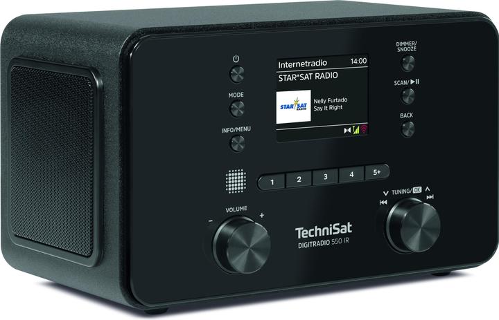 Productafbeelding TechniSat DigitRadio 550 IR (VHF, DAB+, Internet radio, WiFi, UNDOK)