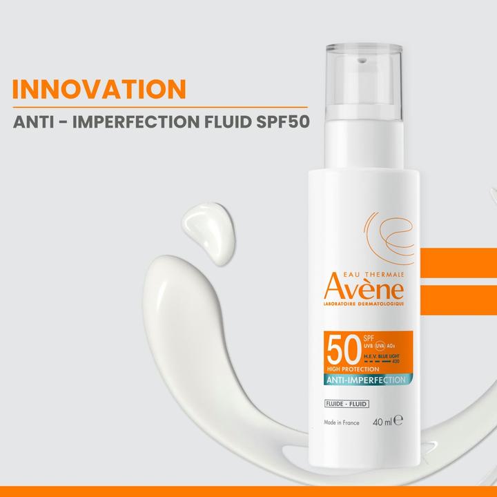 Produktbild Avène Anti-Unreinheiten Fluid (Sonnencreme Gesicht, SPF 50, 40 ml)