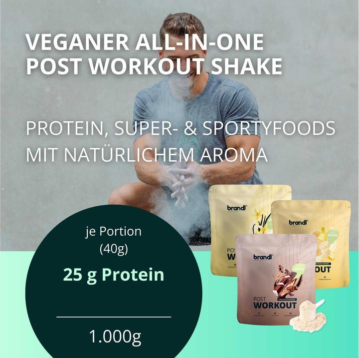 Produktbild Brandl-Nutrition Pulver Post Workout 2.0 Whey Schokolade 1000 g (Schokolade, 1 Stk., 1000 g)
