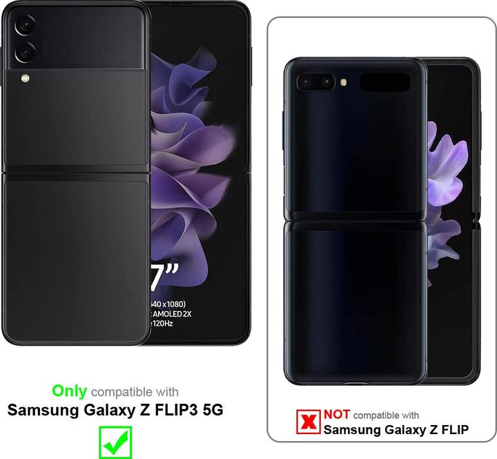 Image du produit Cadorabo Coque pour Samsung Galaxy Z FLIP3 5G universel avec Clip (Samsung Galaxy Z Flip3)