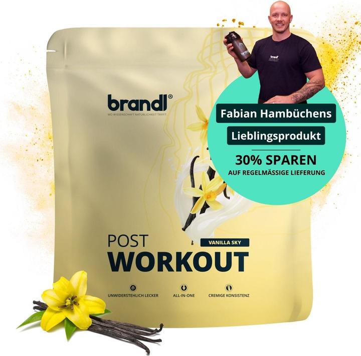 Produktbild Brandl-Nutrition Pulver Post Workout 2.0 Whey Vanille 1000 g (Vanilla, 1 Stk., 1000 g)