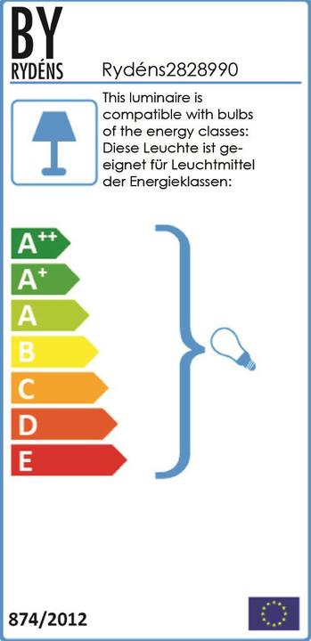 Energy Label By Rydens Planet (E14)