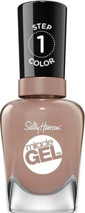 Sally Hansen Miracle Gel - Nail Polish 14.7 Ml 212 Mocha Me Crazy (Mocha Me Crazy Nude Shades, Gel-Effekt Nagellack)
