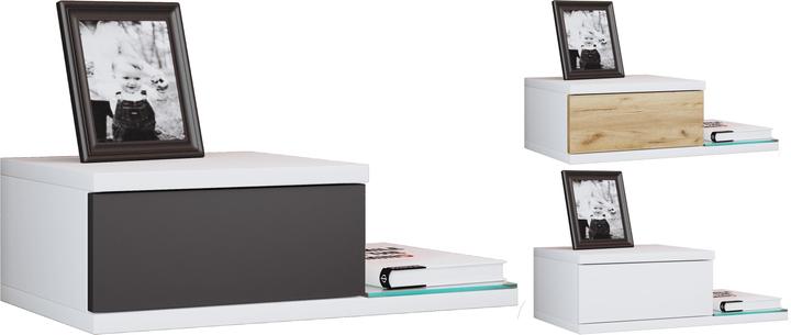 Produktbild VCM Design Wandschublade Nachttisch KonsilaM (48 x 28 cm)