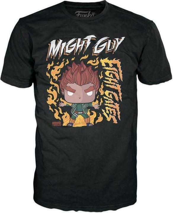 Actual product image Funko Naruto POP! tees T-shirt 8 Gates Guy (L) (L)