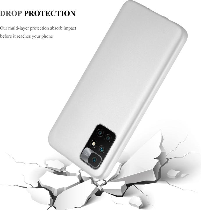 Immagine prodotto Cadorabo Manicotto metallico opaco in TPU (Xiaomi Redmi 10, Xiaomi Redmi Note 11)