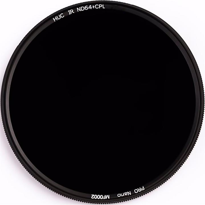 Image du produit Nisi Filtre gris Pro Nano IR ND64 + CPL 62mm (Filtre gris neutre)