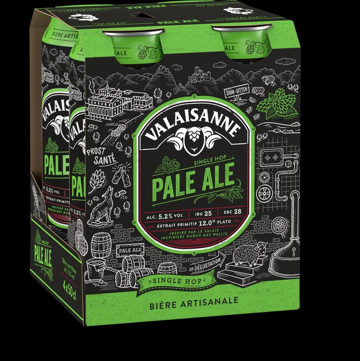 Immagine prodotto Valaisanne Pale Ale Birra (4 x 50 cl)