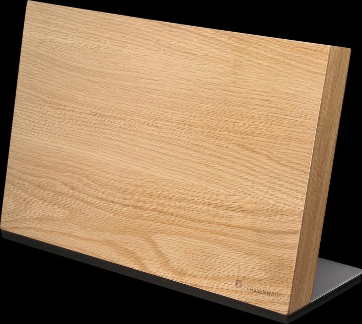 Produktbild Zassenhaus Magnet-Messerblock Studio Eiche bis 8 Messer 36x12.5x23 cm