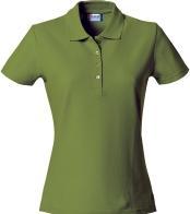 Produktbild Clique Damen Poloshirt Basic 028231, Baumwolle, militärgrün, Grösse L (L)