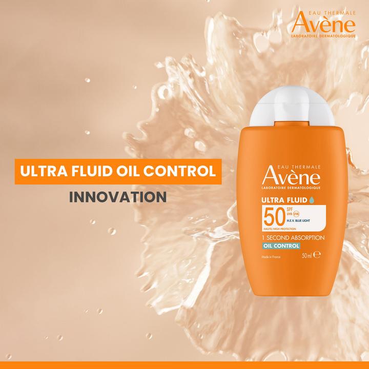 Actual product image Avène Ultra-Fluid Oil Control (Sun cream face, SPF 50, 50 ml)
