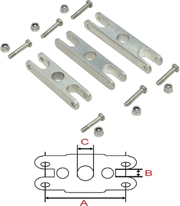 Produktbild Aeronaut aero-naut Mittelteil Alu 52mm