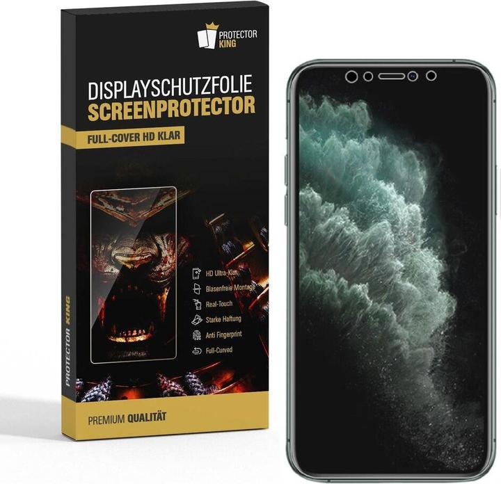 Produktbild Protectorking 1x Premium Displayschutzfolie 3D KLAR (1 Stück, Apple iPhone 11 Pro)