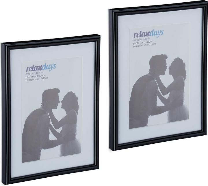 Produktbild Relaxdays 2x Bilderrahmen (15 x 20 cm)