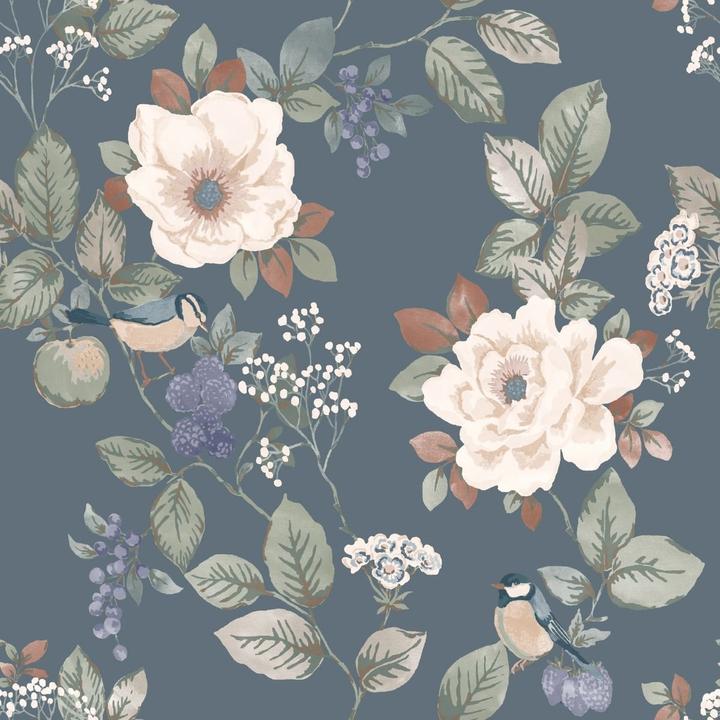Belgravia Bramble Floreale Carta da Parati