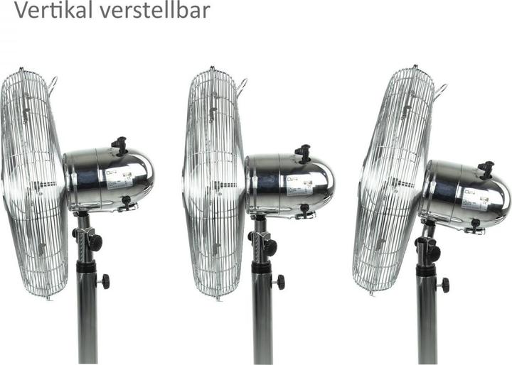Produktbild Dema Standventilator Chrom 40 cm