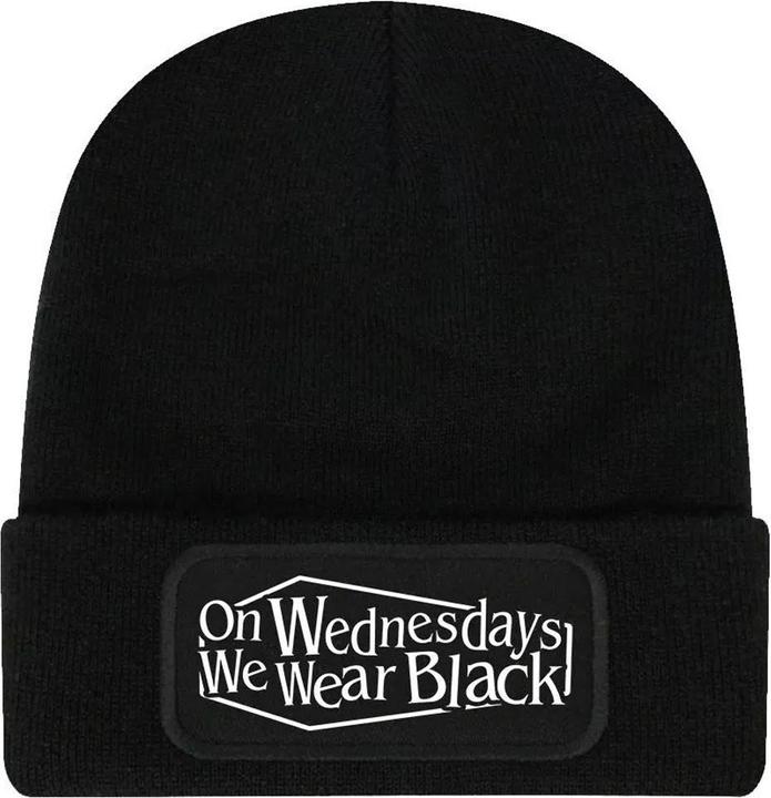 Actual product image Grindstore On Wednesdays We Wear Black Beanie